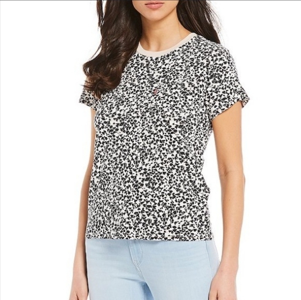 Levi's Perfect Crew Cotton T Shirt size S